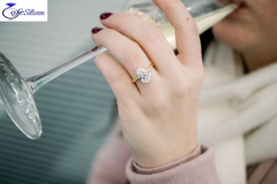 حلقه نامزدی نقره حلقه نامزدی نقره