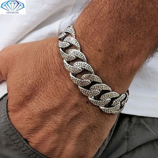 دستبند نقره مدل 5022