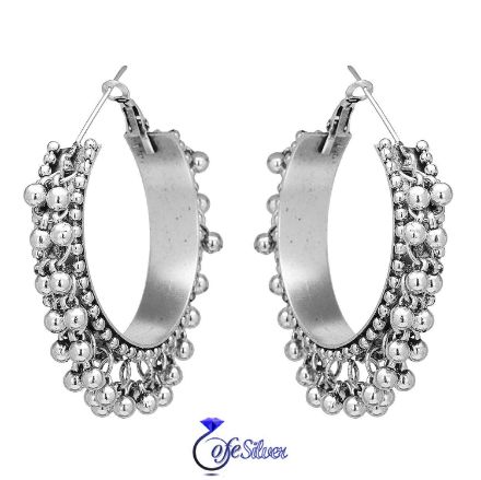 گوشواره نقره مدل 7006