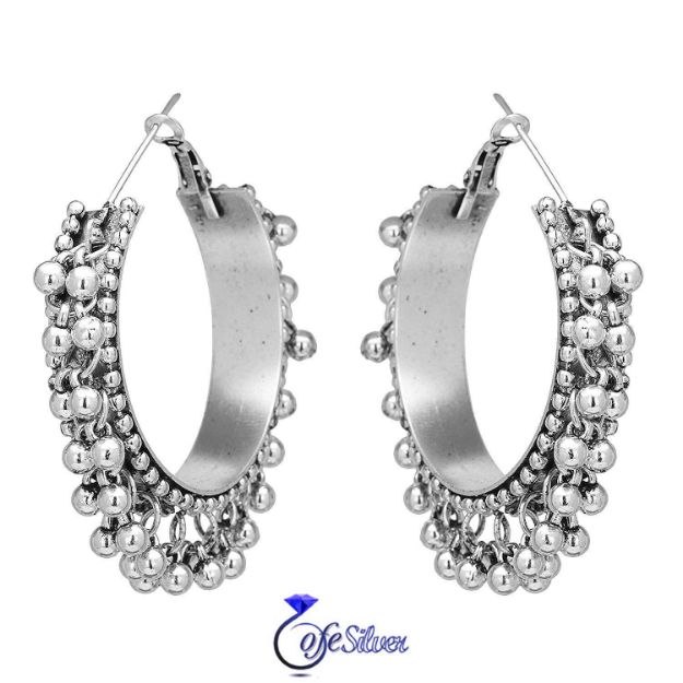 گوشواره نقره مدل 7006