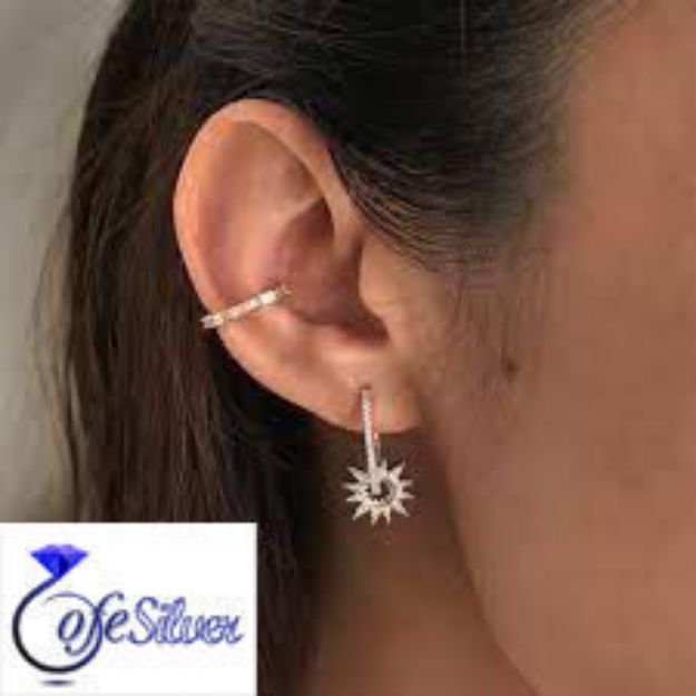 گوشواره نقره مدل 7019