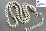 تسبیح نقره 66 دانه