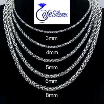 گردنبند نقره مدل 601