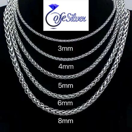 گردنبند نقره مدل 601