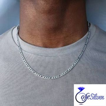 گردنبند نقره مدل 602