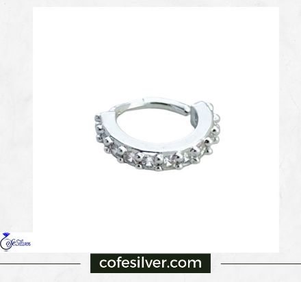 پیرسینگ گوش زنانه ژوپینگ مدل حلقه ای