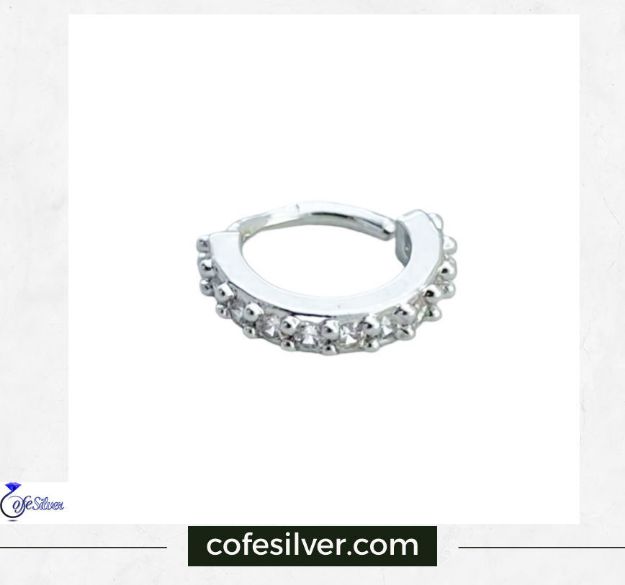 پیرسینگ گوش زنانه ژوپینگ مدل حلقه ای