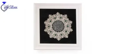 قیمت خرید تابلو ملیله نقره وزوان  قیمت خرید تابلو ملیله نقره وزوان